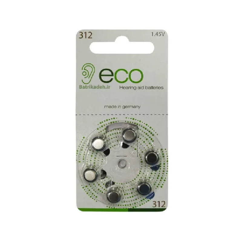 باتری سمعک اکو سایز 312