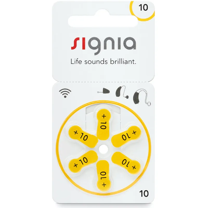 باتری سمعک سیگنیا سایز 10