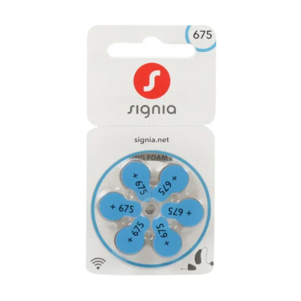 باتری سمعک سیگنیا سایز 675