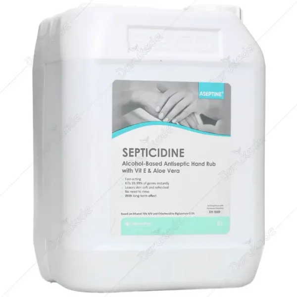 اسپری ضدعفونی کننده دست سپتی سیدین 5 لیتری