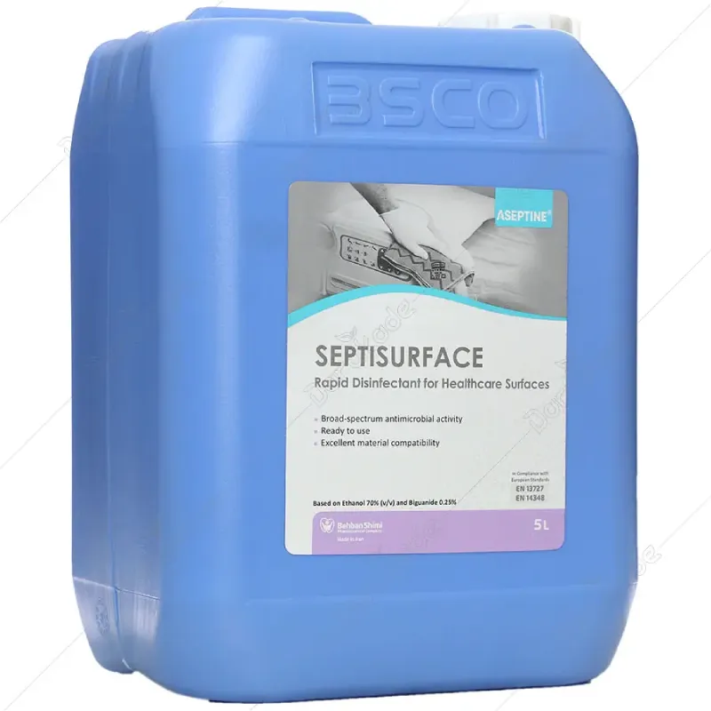 محلول ضد عفونی کننده سطوح و ابزار سپتی سر فیس 5 لیتری